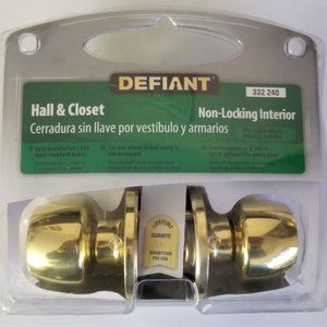 Hall & Closet Non-locking Door Knob
